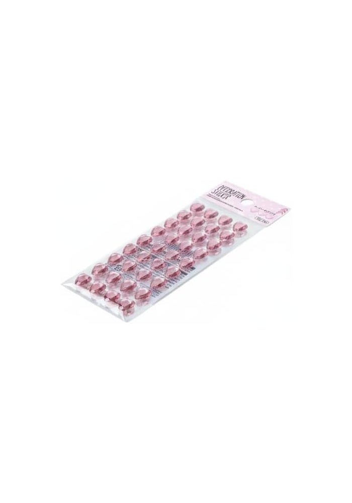 Daiso Pink Heart Decorative Stickers for Craft Projects - Image 3